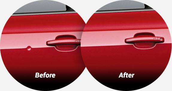 Door ding (PDR) Paintless dent removal